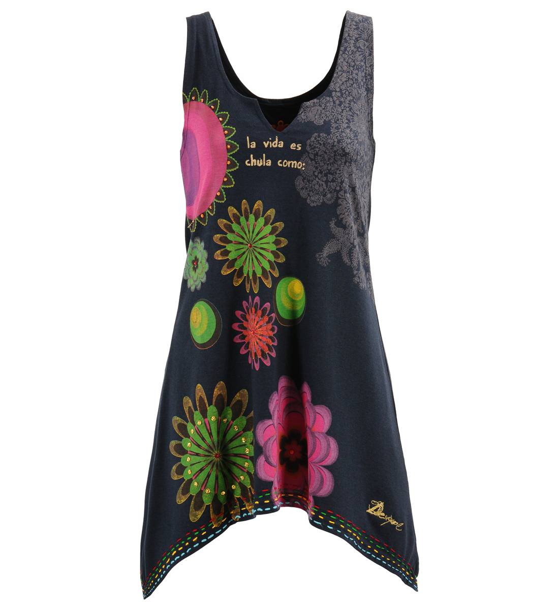 Robe nadia - desigual - bleu