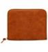 Pochette unie à tirette griffée
