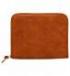 Pochette unie à tirette griffée