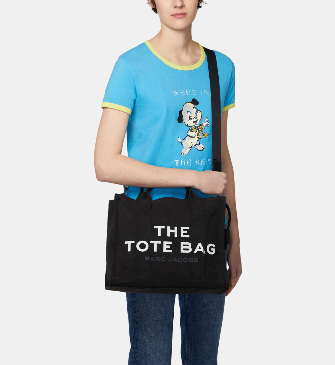 Sac Shopping Galeries Lafayette Noir - Tote Bag Polyvalent, Neuf