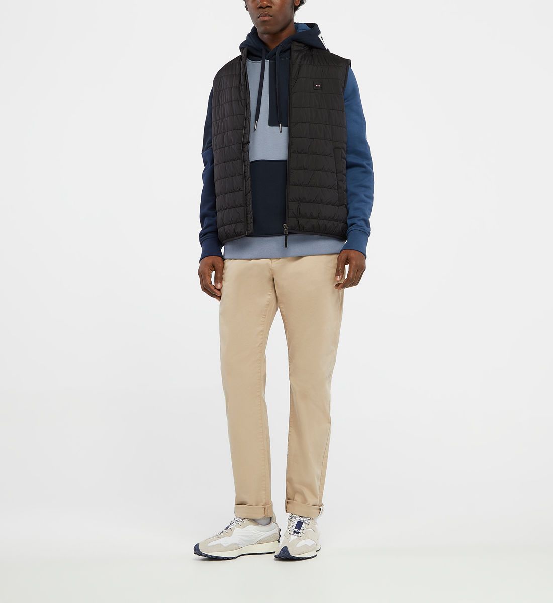 Pull Sans Manches Eden Park Taille S Bleu Marine - Occasion Très Bon état