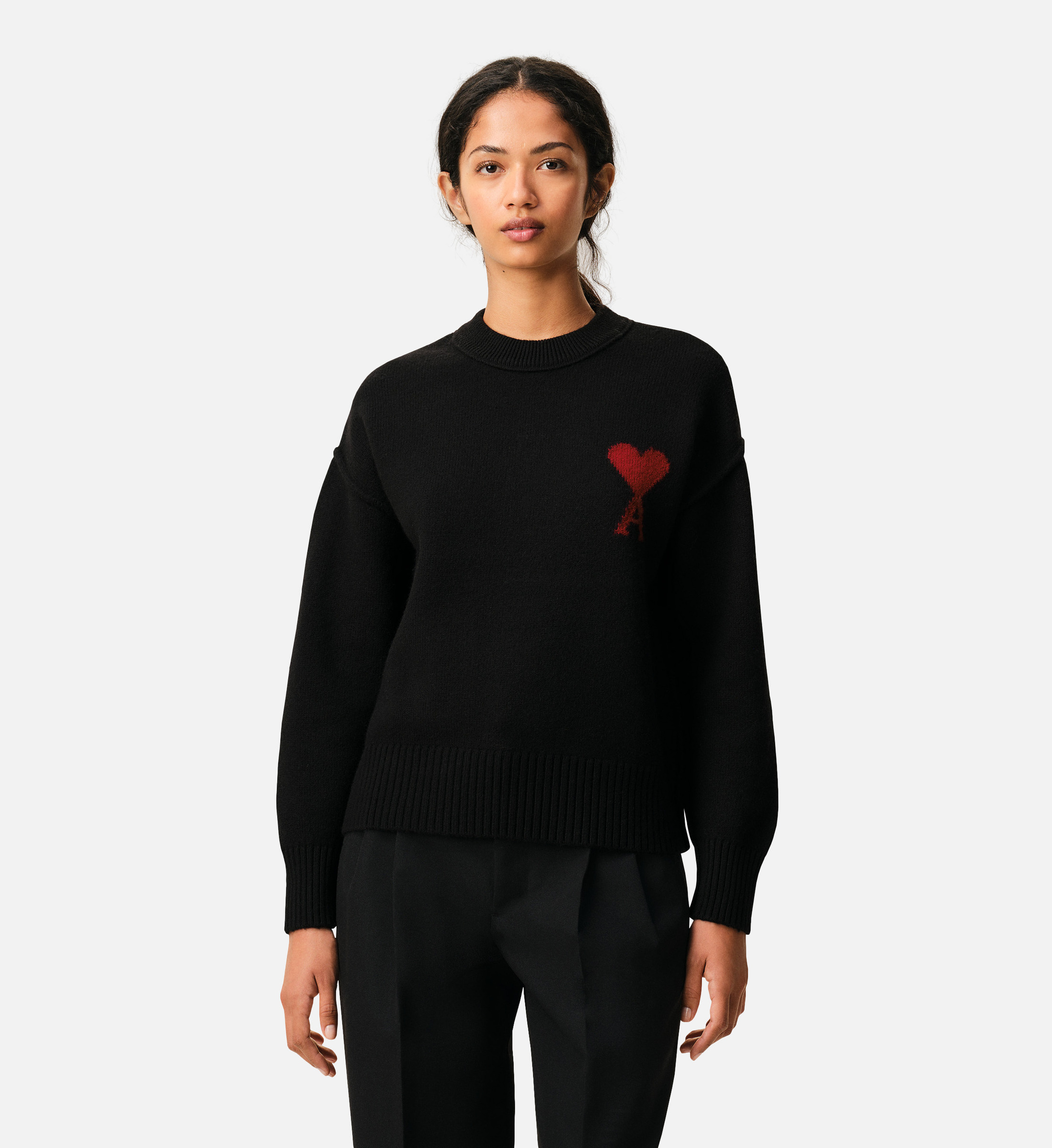 Ami Paris Pull col rond Ami De Coeur | CH