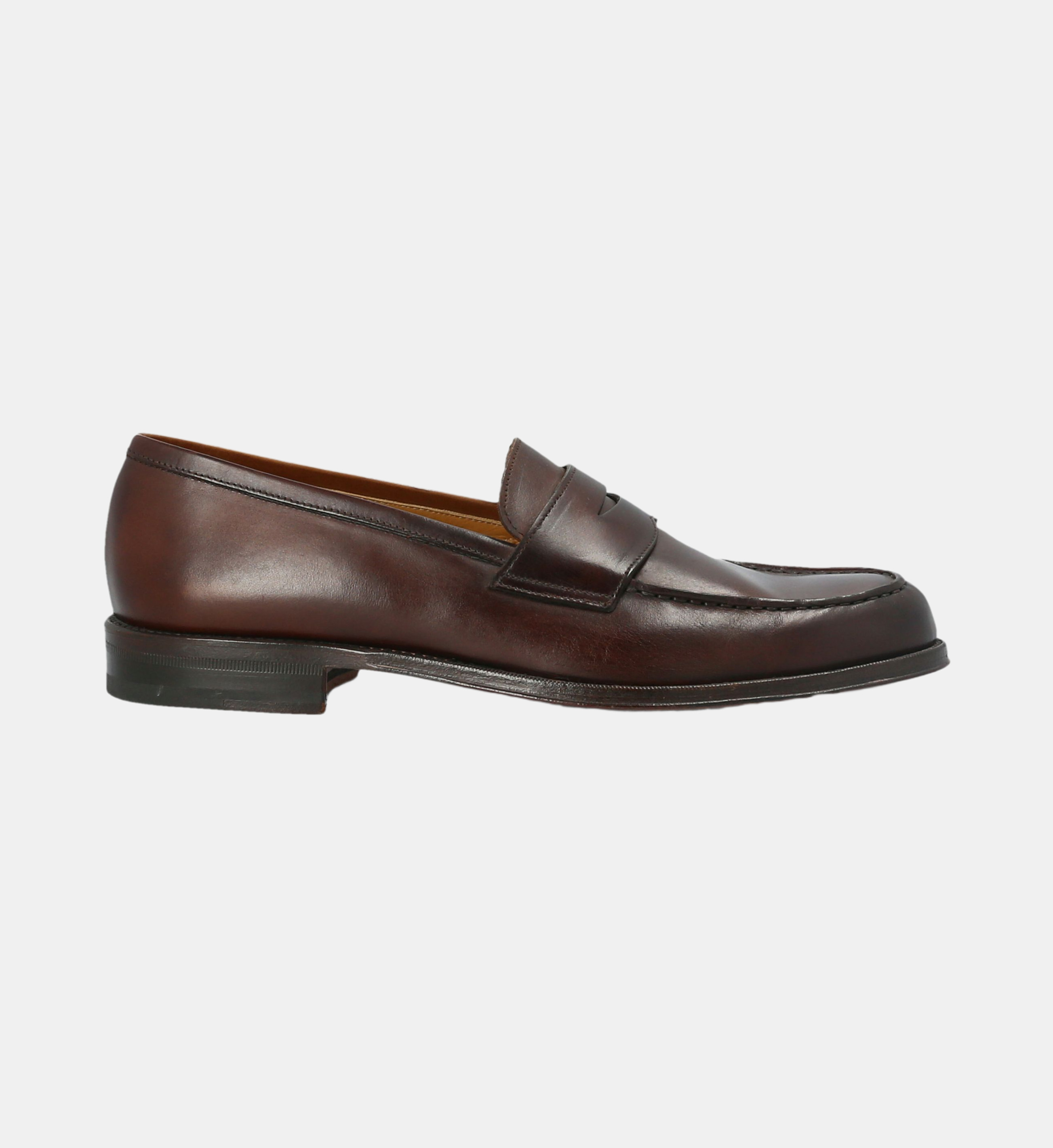 Mocassins En Cuir Véritable Manfield - Pointure 37 - Marron/Camel - Neuf Sans Boîte
