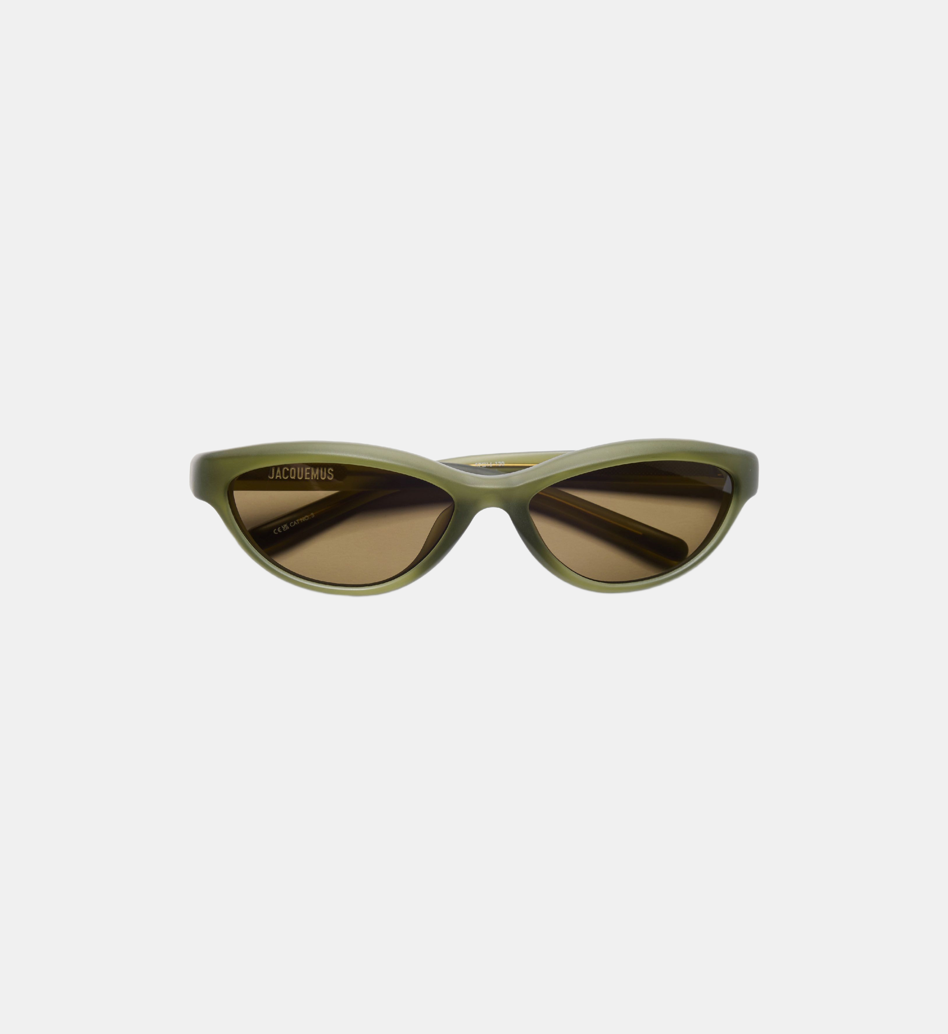 Les Lunettes Curvo Dark green mat - Jacquemus | Galeries Lafayette