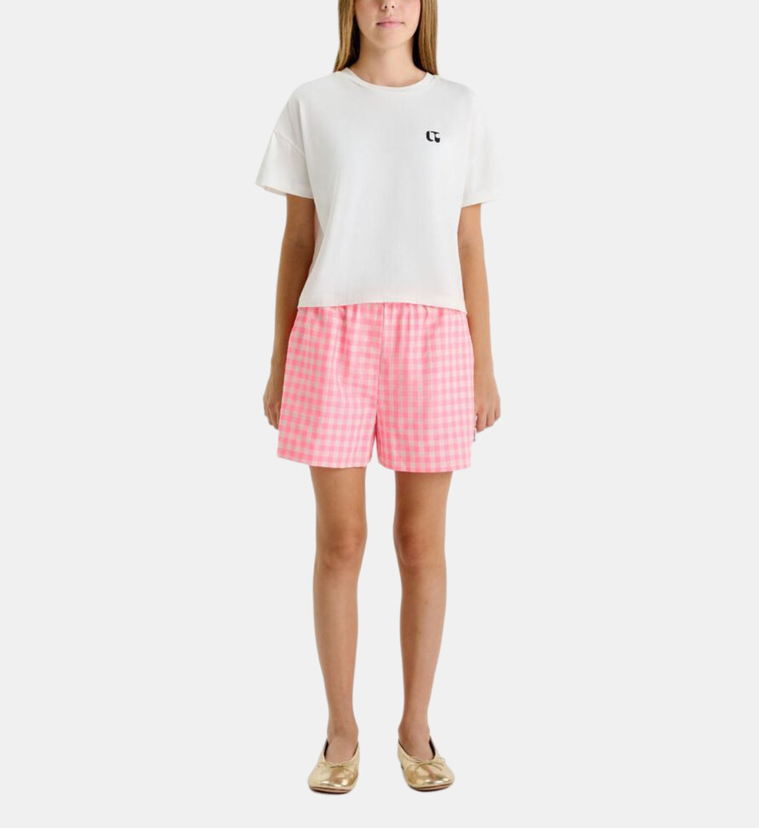 Short Rose Pour Fille 6 Ans Le Temps Des Cerises - 100% Coton, Occasion Très Bon état, Style Court