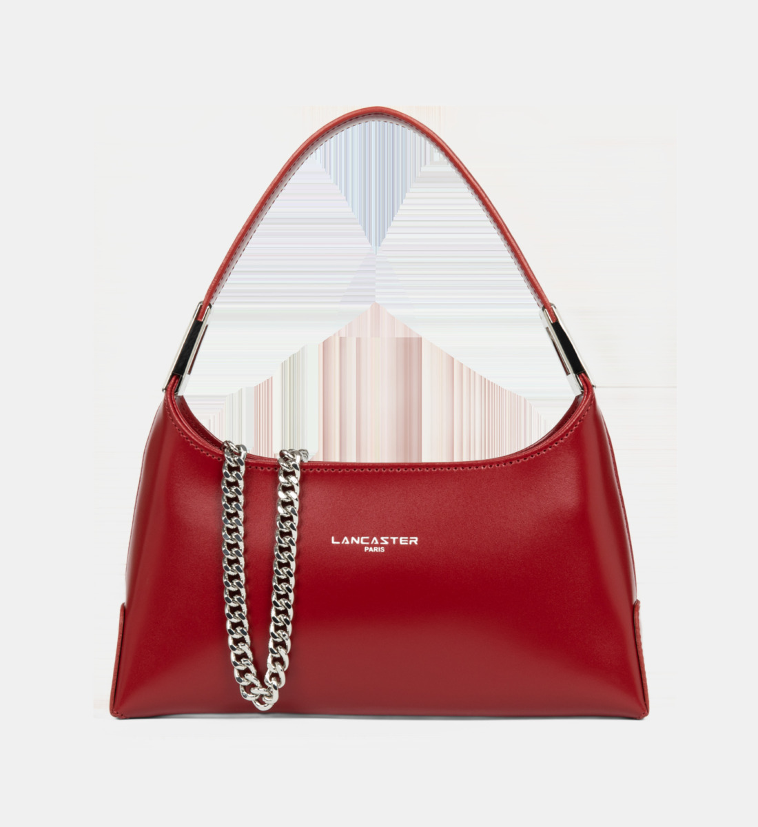 Sac à Main Lancaster En Cuir Lisse Blanc - Occasion Très Bon état - Classique
