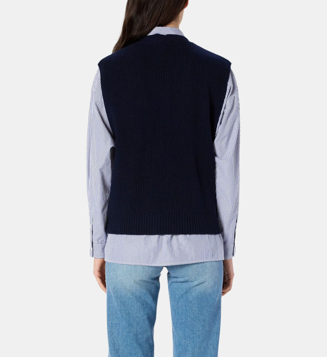Gilet Femme Gérard Darel - Taille 1 (36/38) - Bleu Marine - Occasion Très Bon État