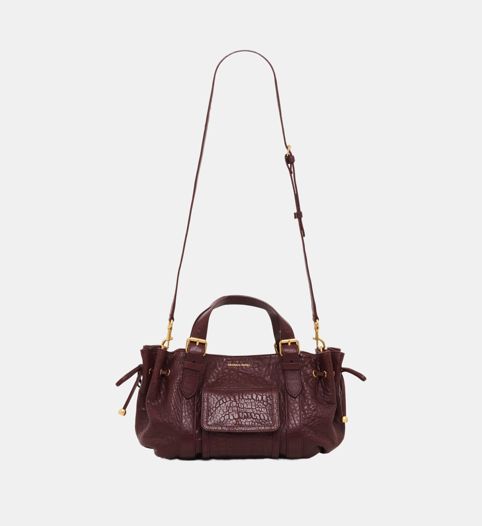 sac à main en cuir - 18h Bordeaux - Gerard Darel | Galeries Lafayette
