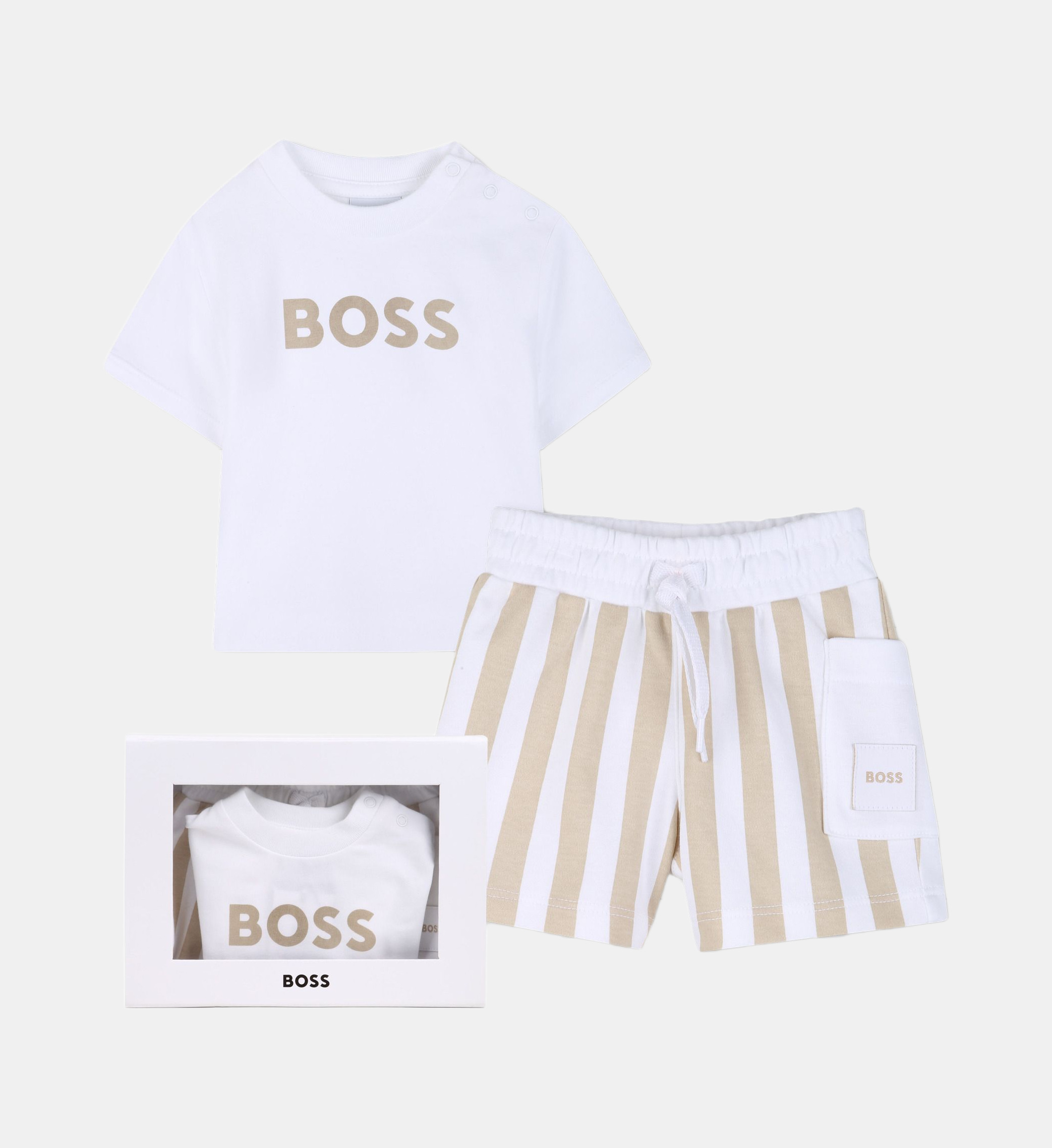Hugo Boss Ensemble Survetement Bébé - Manches Longues, Style Chic Et Confortable