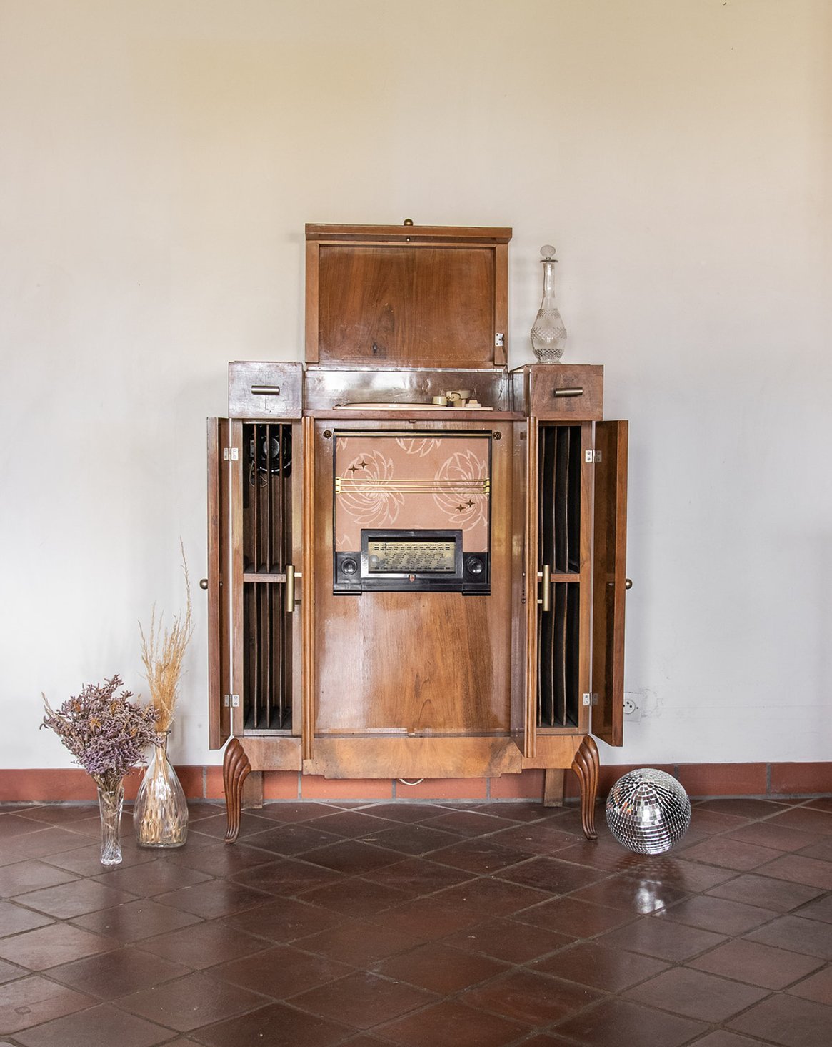 Meuble platine vinyle Fernand N°37- Produit chiné - Debongout - Taille unique - 9988 - Bois - Galeries Lafayette