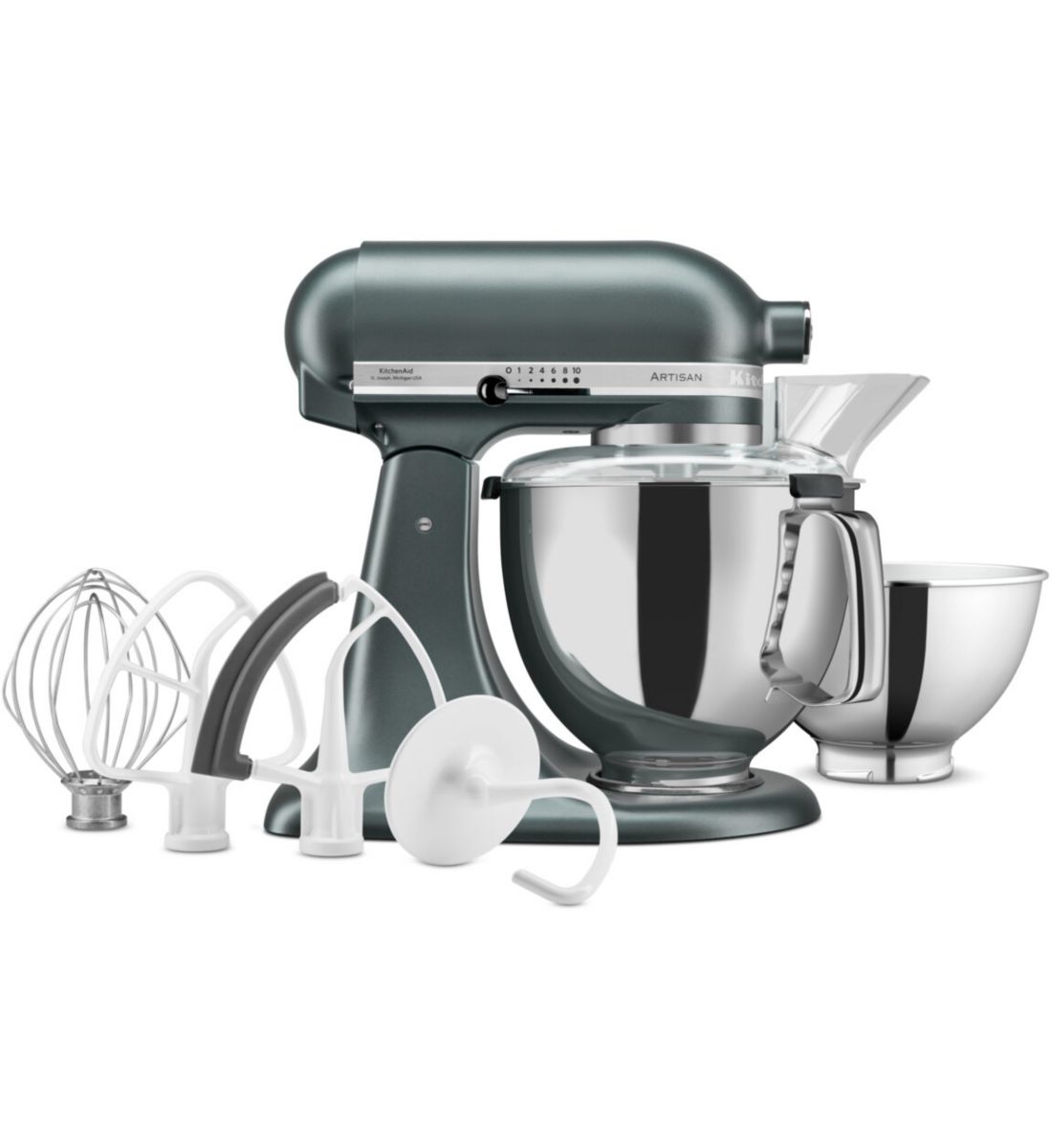 ROBOT PÂTISSIER À TÊTE INCLINABLE 4,8 L - KitchenAid ARTISAN 5KSM17...