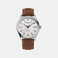 Visuel de montre en cuir pour homme