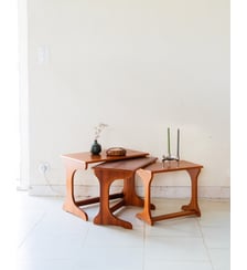 Tables gigogne scandinave Barbara N°44- Produit chiné Debongout