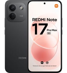 Smartphone Redmi Note 17 Pro Max 5G 256Go Noir Xiaomi