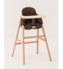 Ensemble chaise évolutive 3 en 1 avec plateau et coussin Growing Green Nobodinoz
