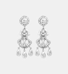 Boucles d'oreilles clip  rond et pampilles  - Gloria Satellite