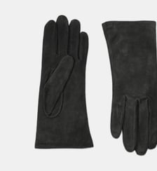 Gants Inès Sued Femme Cuir Doublés Cachemire Agnelle