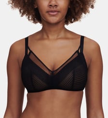 Soutien-gorge sans armature maintien en dentelle Chantelle Pulp