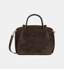 Grand sac à main Suède Louisa en cuir Lancaster