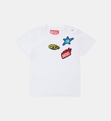 T-shirt avec patches colorés Diesel Kids