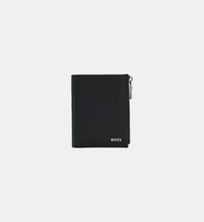 Portefeuille en cuir de vachette BOSS
