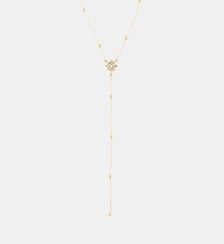 Collier chaîne Y acier inoxydable et étoile strassée Balaboosté