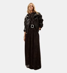 Veste Bernie ample courte en cuir  Ba&sh