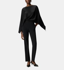 Combinaison-pantalon dos nu avec collier bijou Pinko