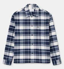 Surchemise twill de coton à carreaux Lacoste