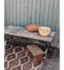 Table basse carrelée Pénélope N°31- Produit chiné Debongout