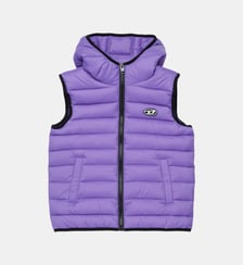 Veste matelassée avec logo imprimé Diesel Kids