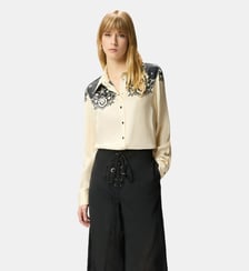 Chemise à imprimé étoiles placée Pinko