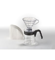 Kit cafetière et verseuse à café V60-02 Hario