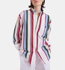 Chemise Better Than Your Boyfriend's Shirt Stripes Jacquard Multicolor La DoubleJ