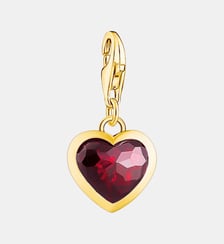 Charm cœur grenat Thomas Sabo