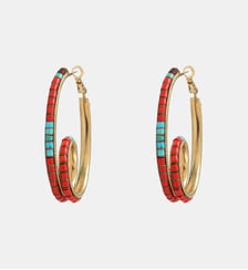 Boucles d'oreilles créoles   - Ninon Satellite