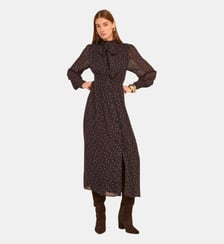 Robe À Pois Fluide Prisca Maison 123
