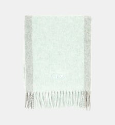 Écharpe en mélange de laine avec rayures contrastées Diesel
