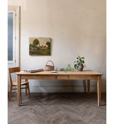 Table à manger de ferme en bois Romy N°1464- Produit chiné Debongout