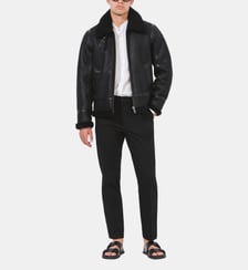 Blouson en cuir BOMBARDIER Chevignon