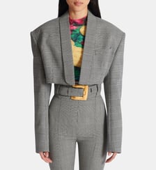 Spencer en jacquard Prince de Galles Balmain