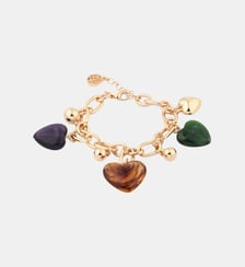 Bracelet chaîne cœur en résine Balaboosté