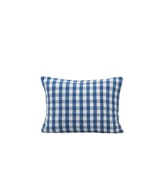 Housse De Coussin  Double gaze gaufrée en vichy Madura
