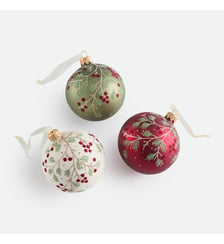 Lot de 6 boules de Noël en verre La Redoute Interieurs