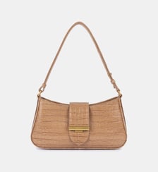 Sac à main en cuir effet texturé Lancaster