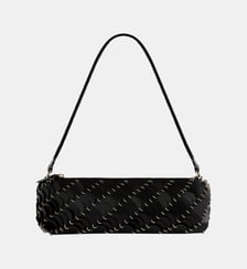 Tekel Bag en cuir noir avec finitions Rabanne