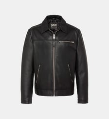 Blouson casual, cuir d'agneau Schott