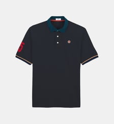 Polo manches courtes en jersey de coton 15 manche Serge Blanco
