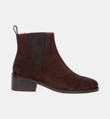 Bottines Plates Camden Cuir Suédé Bobbies