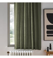 Rideau radiateur lin lavé pattes cachées La Redoute Interieurs